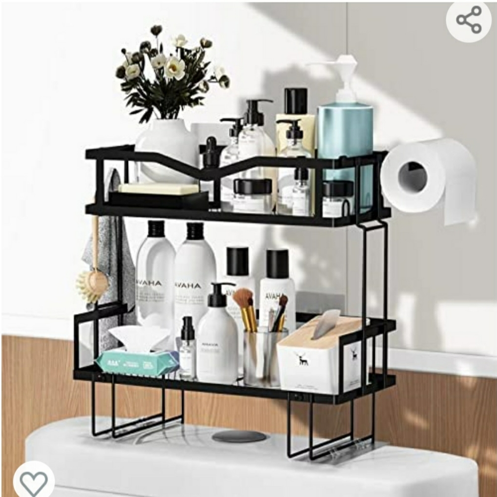 Over the toilet organizer